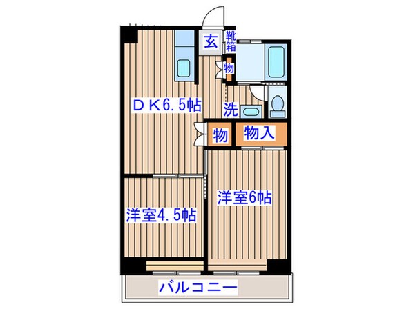 亀兵ビルの物件間取画像